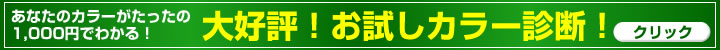 パーソナルカラー診断